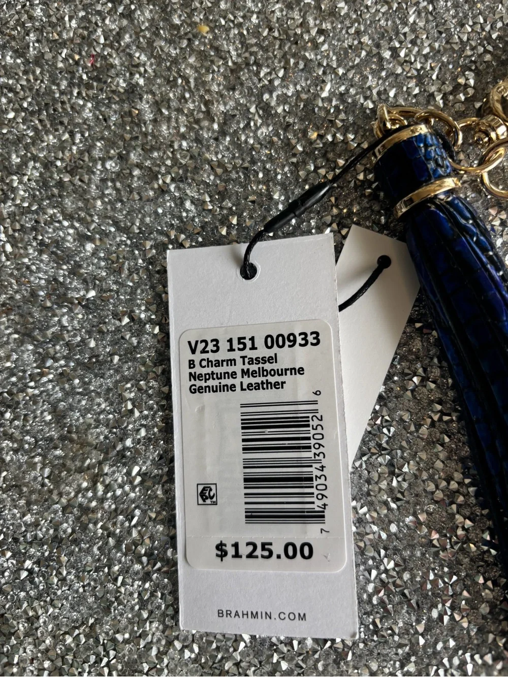 🌟Brahmin B Charm Tassel Neptune Melbourne Keychain